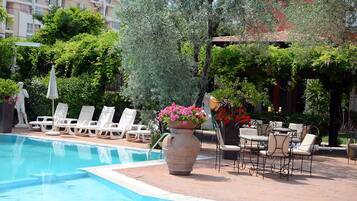 Piscina all'aperto, ombrelloni da piscina