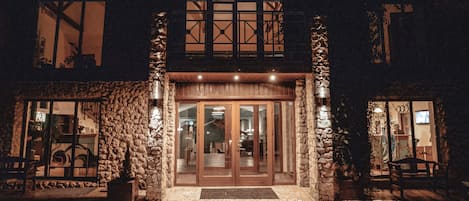 Front of property – evening/night