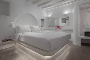 Duplex Suite Sea View with Hot Tub | Sábanas de algodón egipcio y ropa de cama de alta calidad