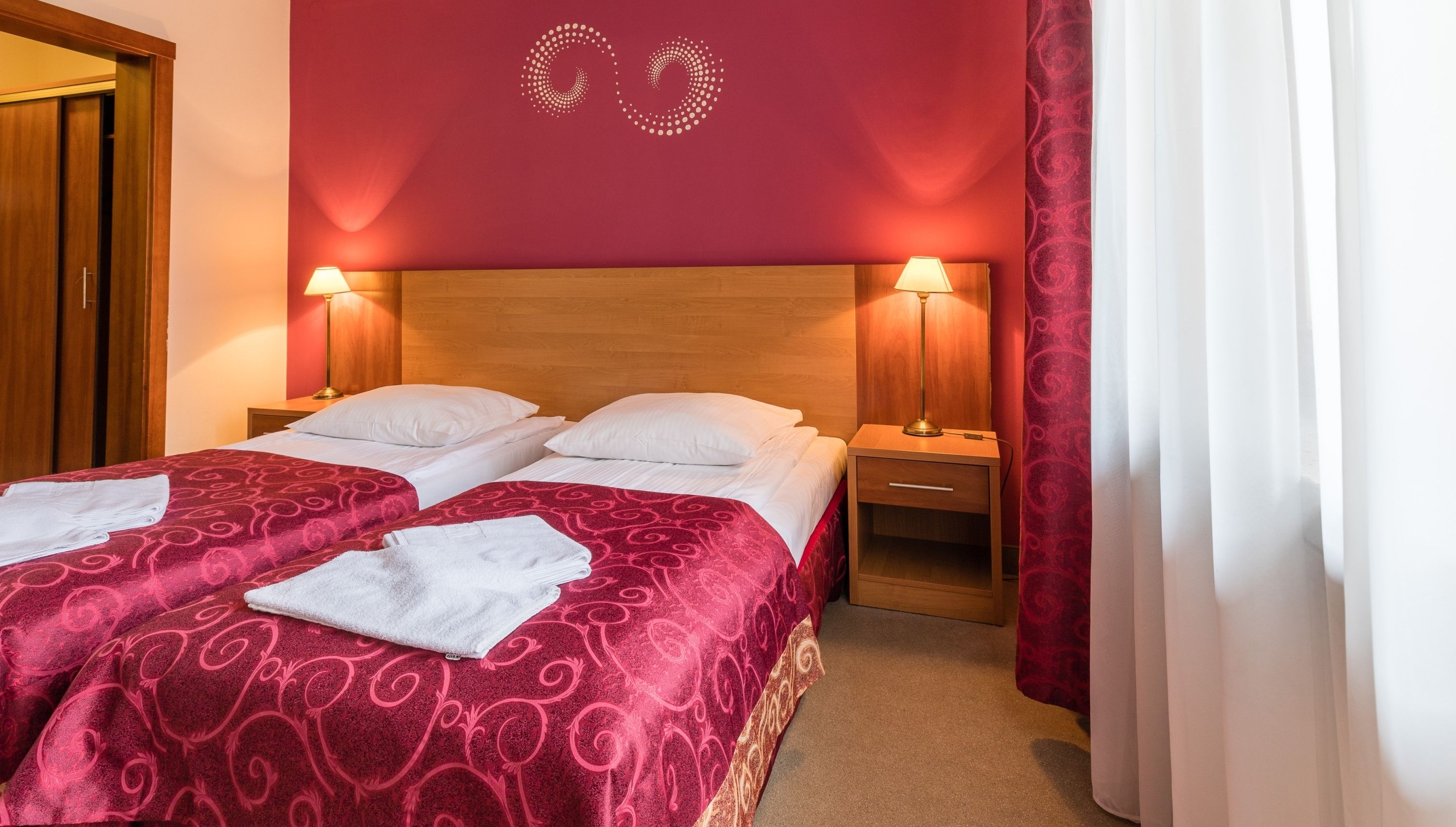 classic double or twin room | in-room safe, desk, free cots/infant beds, free wifi