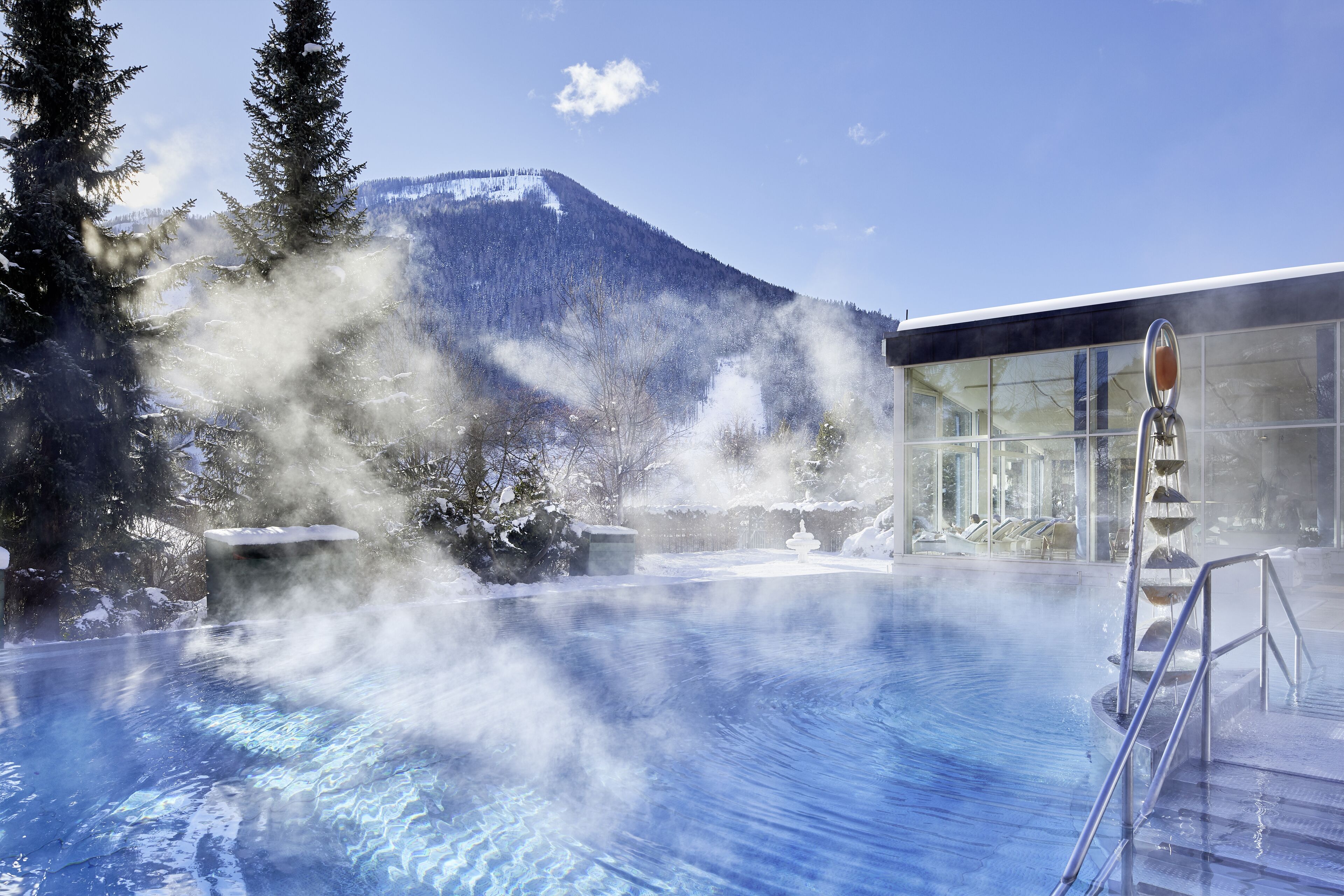 Blick von der Unterkunft