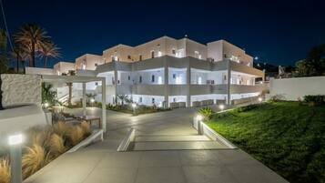 Front of property – evening/night