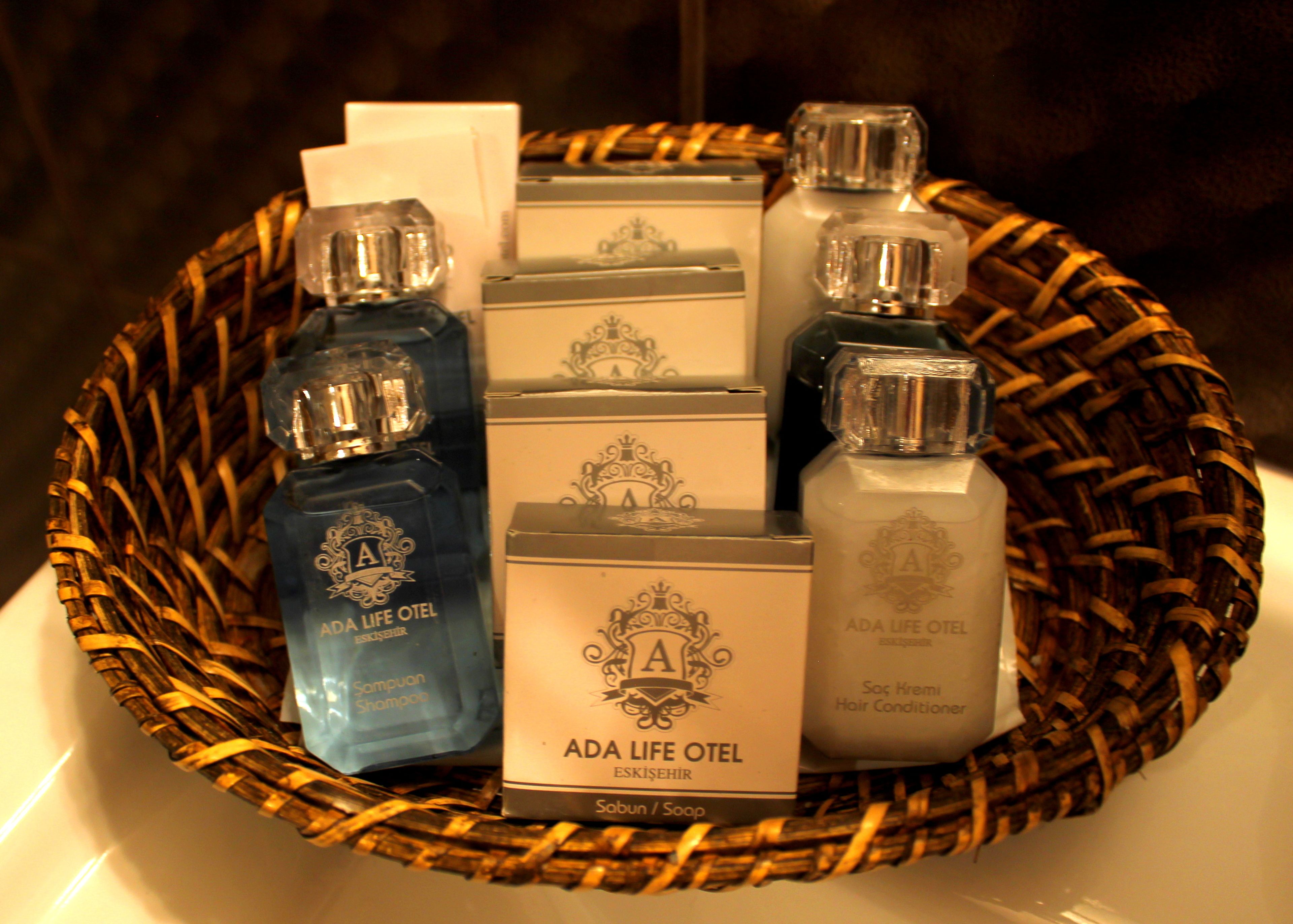 free toiletries, hair dryer, bathrobes, slippers