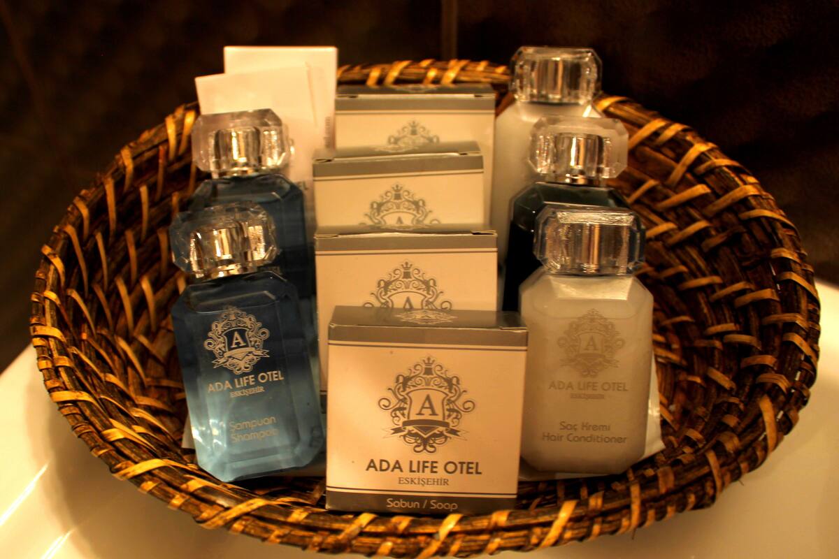 free toiletries, hair dryer, bathrobes, slippers