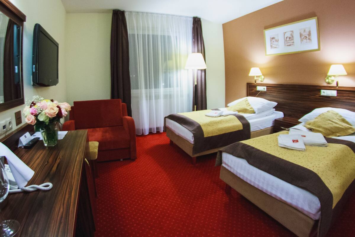 In-room safe, desk, iron/ironing board (on request), free WiFi
