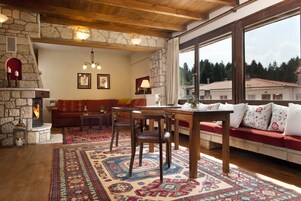Sala de estar en el lobby