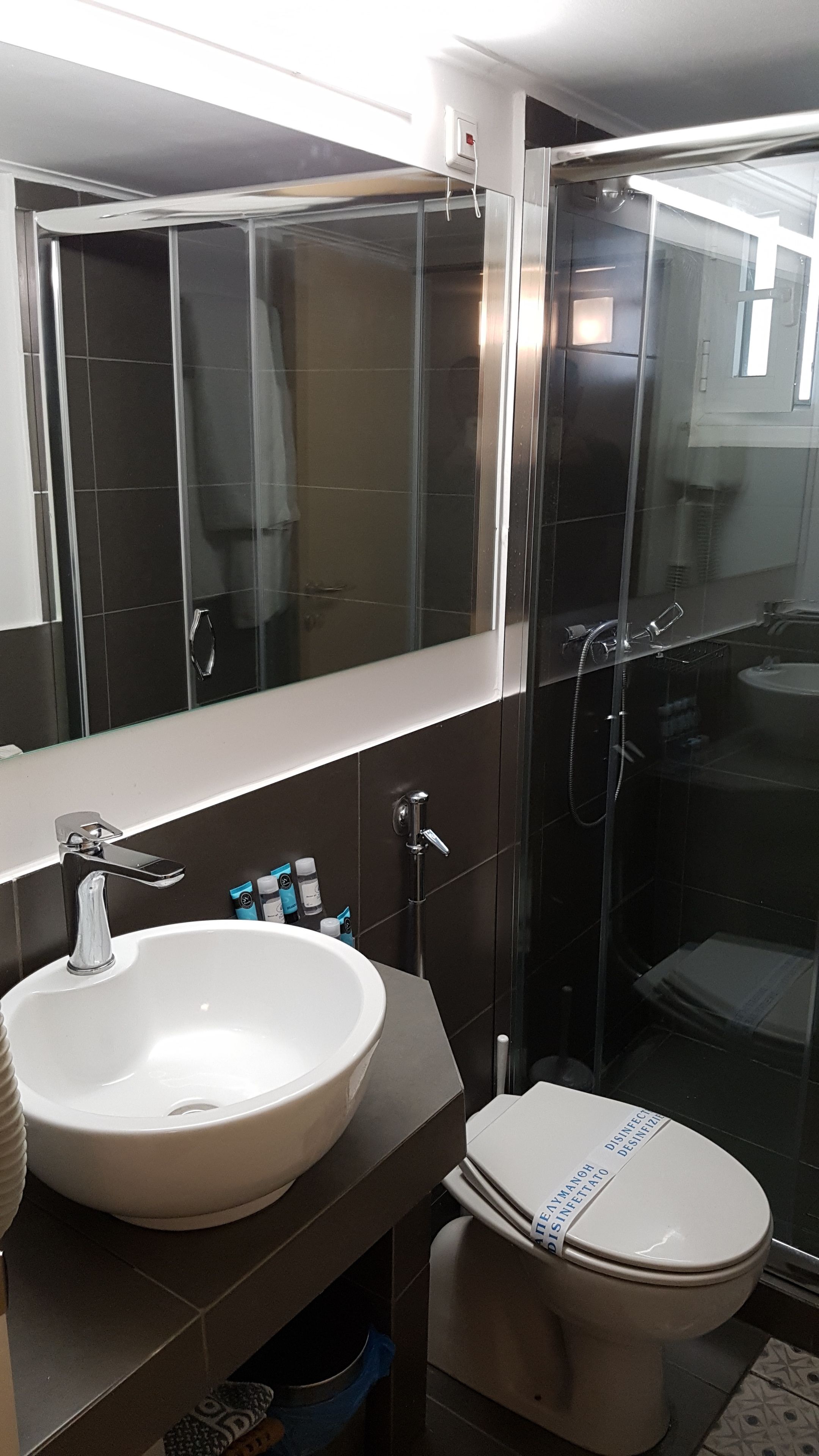 basic room | bathroom | free toiletries, hair dryer, slippers, towels