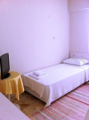 Habitación doble clásica de uso individual | Escritorio, camas extra y wifi gratis