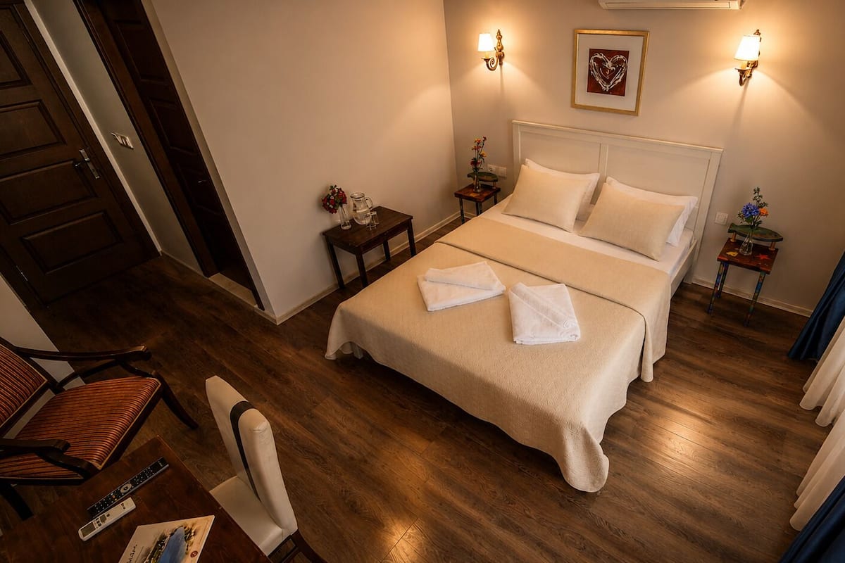 Chambre Standard, vue sur la mer | Bureau, rideaux d’obscurcissement, accès au Wi-Fi (inclus)