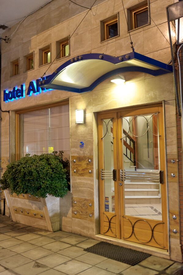 Entrada de la propiedad