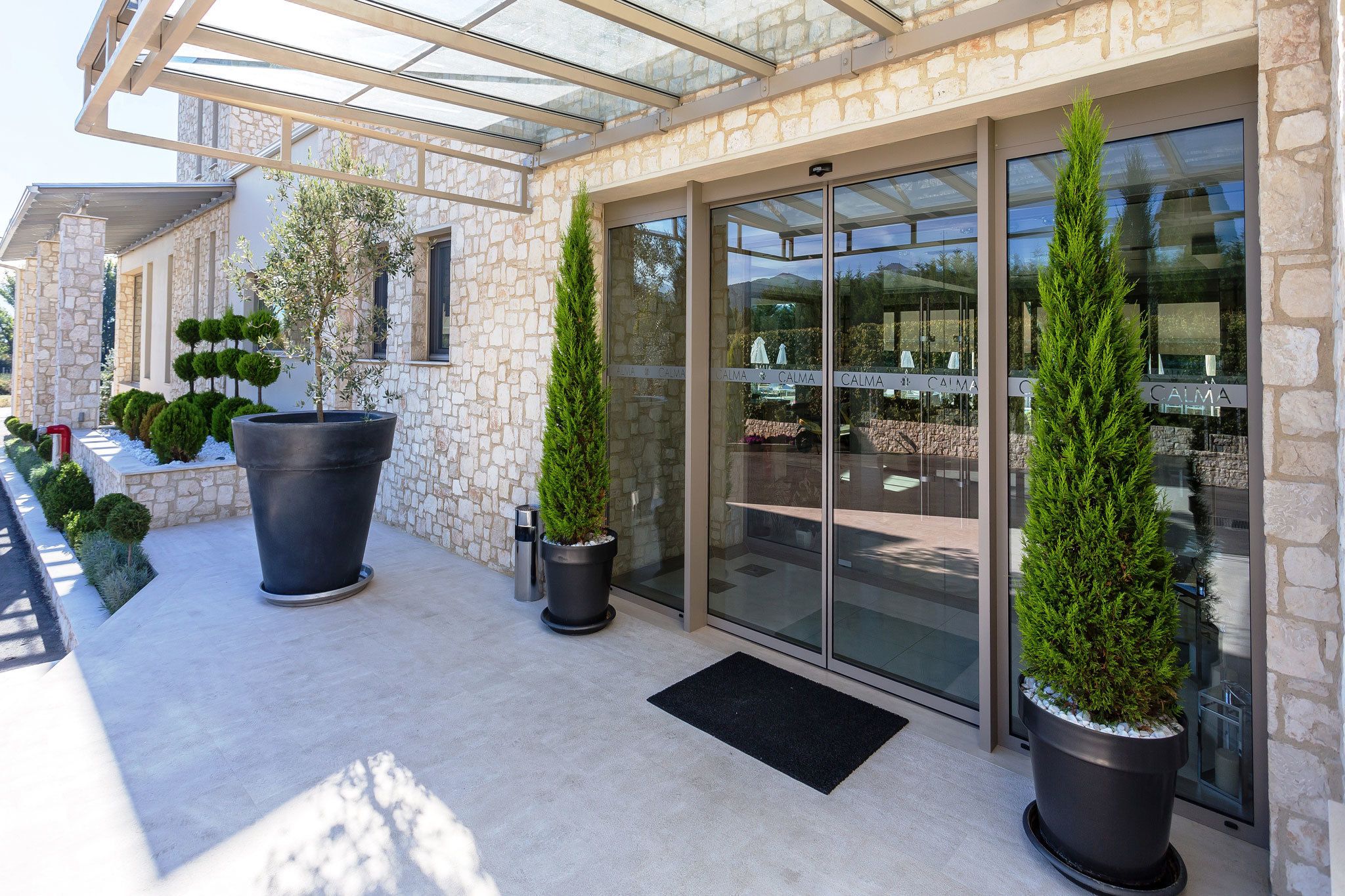 Entrada de la propiedad