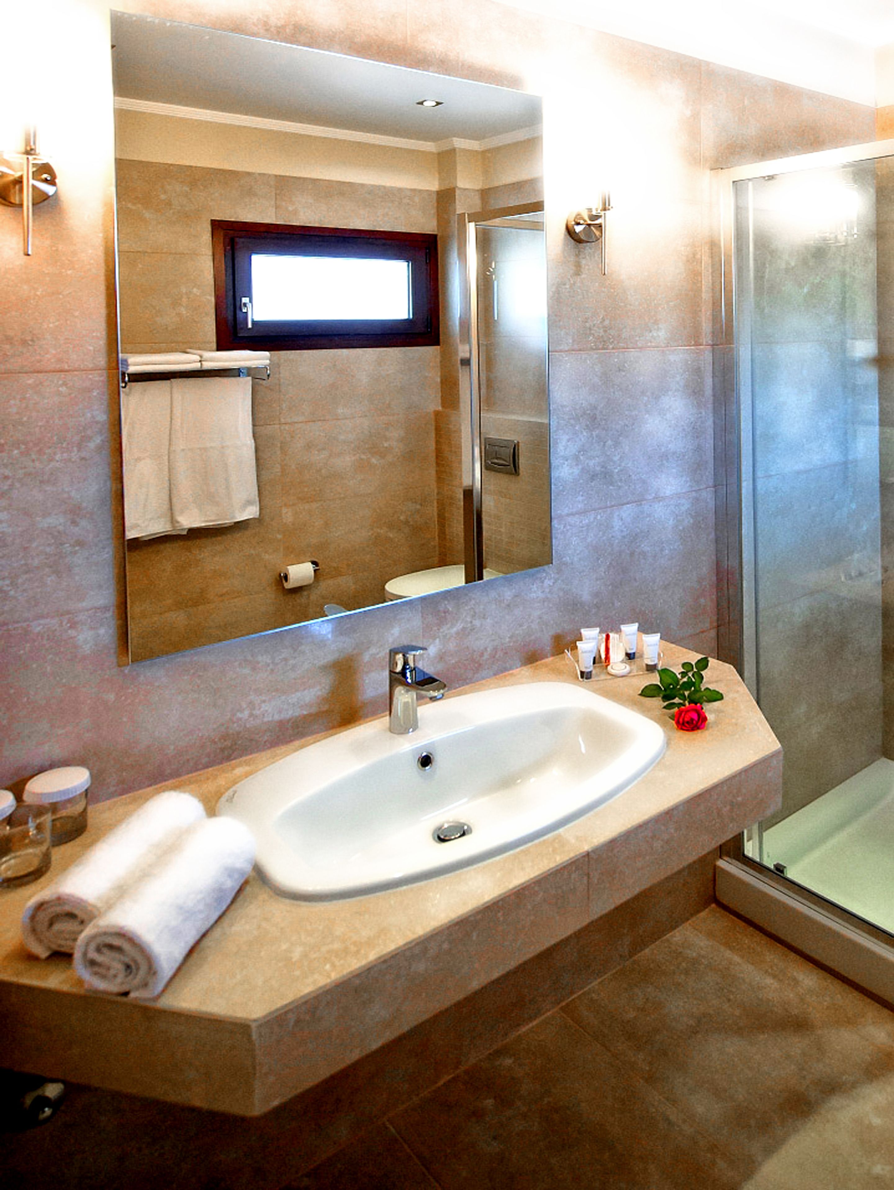 superior double or twin room | bathroom | designer toiletries, hair dryer, bathrobes, slippers