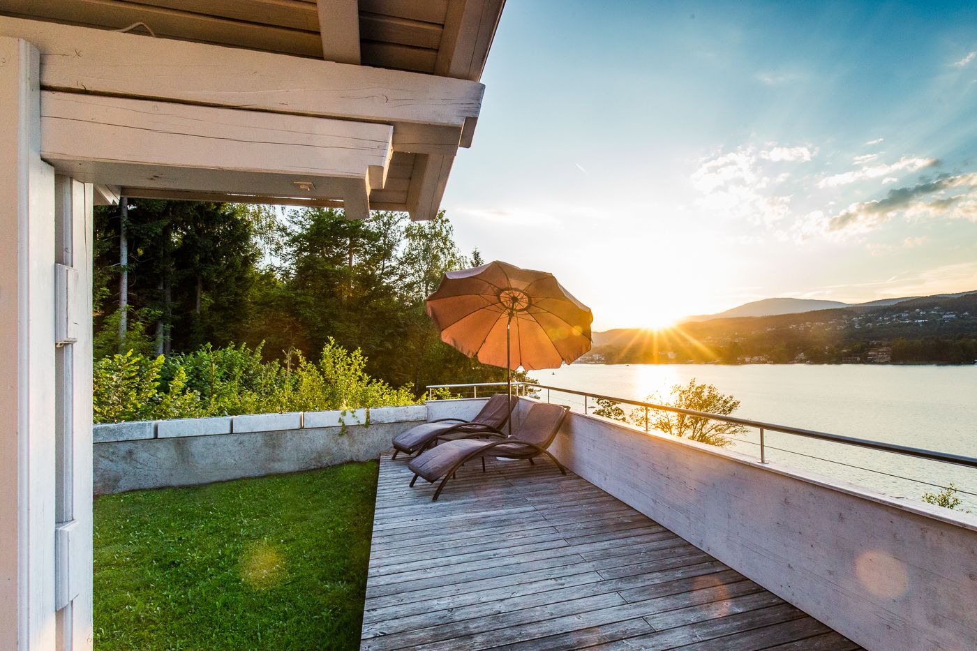 Blick von der Unterkunft