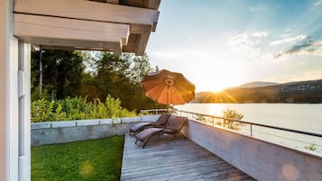 Blick von der Unterkunft