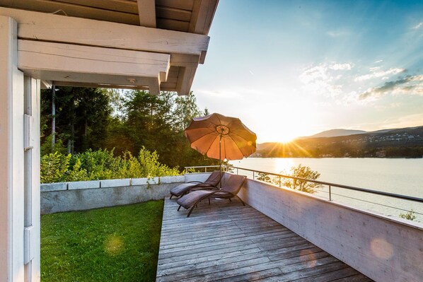 Blick von der Unterkunft