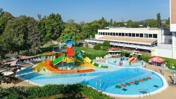 Indoor pool, outdoor pool