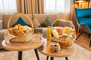Frukostbuffé varje dag mot avgift