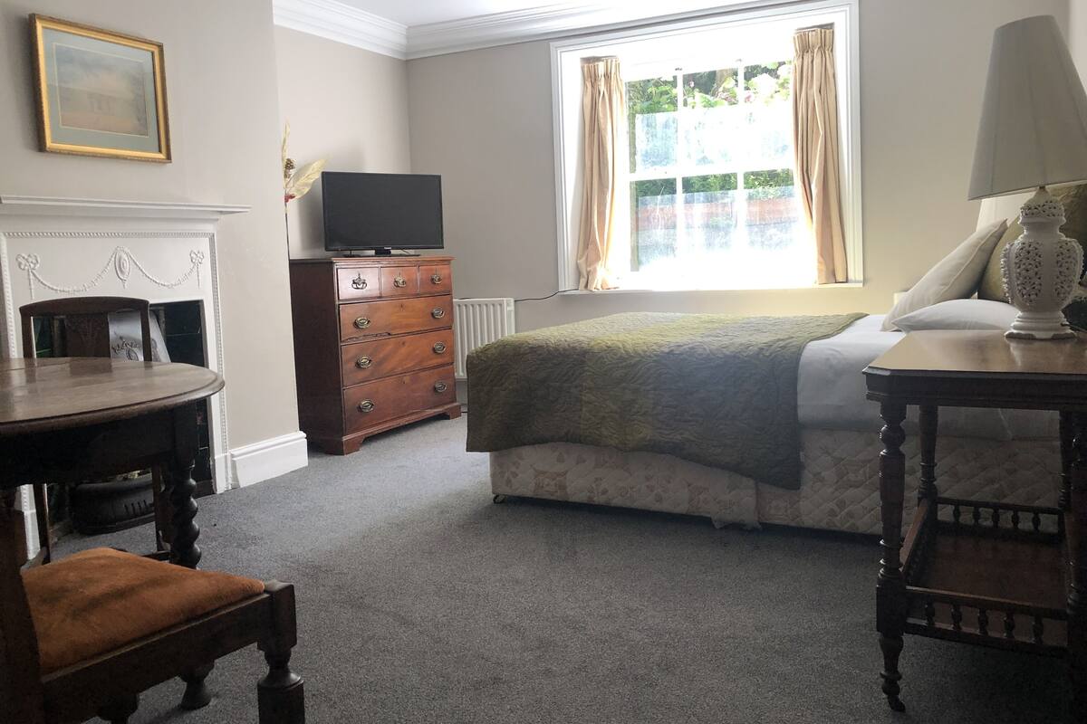 Deluxe Double Room (Large) | Premium bedding, down comforters, memory foam beds, desk