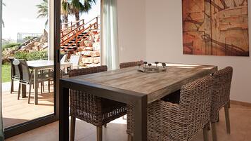 Opções para refeição no quarto