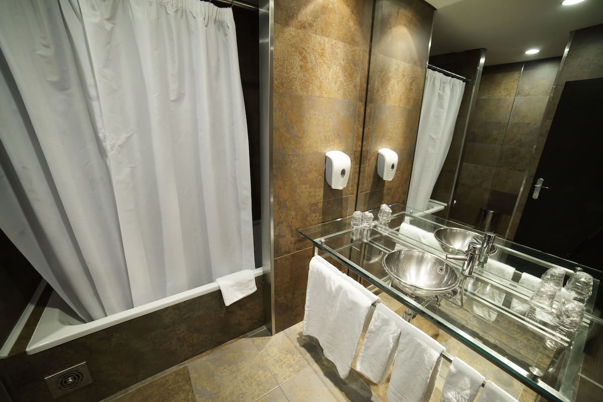 superior suite | bathroom | free toiletries, hair dryer, bathrobes, bidet