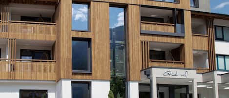 Fassade der Unterkunft