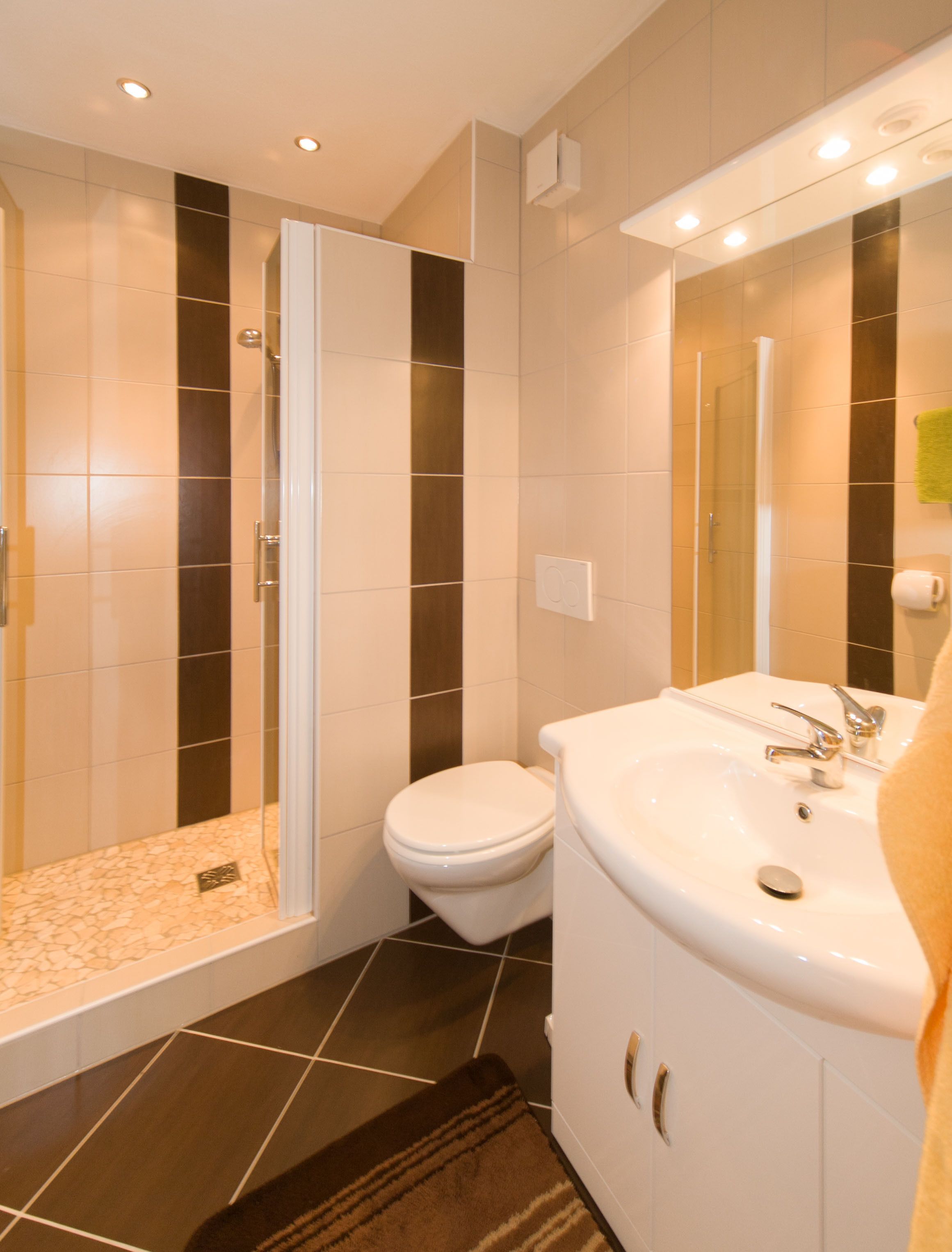 Two-Bedroom Apartment Dachstein  | Bathroom | Shower, hair dryer, towels