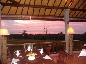 Opções para refeição ao ar livre