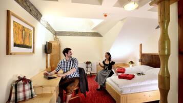 Premium Double Room | Premium bedding, desk, blackout drapes, soundproofing