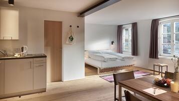 Double Room (Kitchenette) | Premium bedding, down comforters, individually decorated