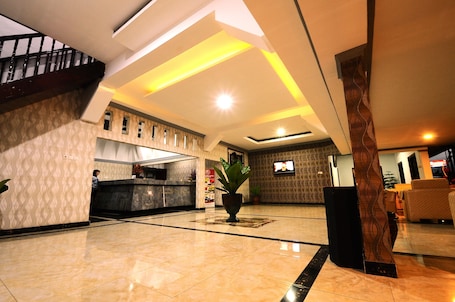 Sala de estar en el lobby