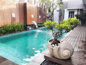 Indoor pool, outdoor pool