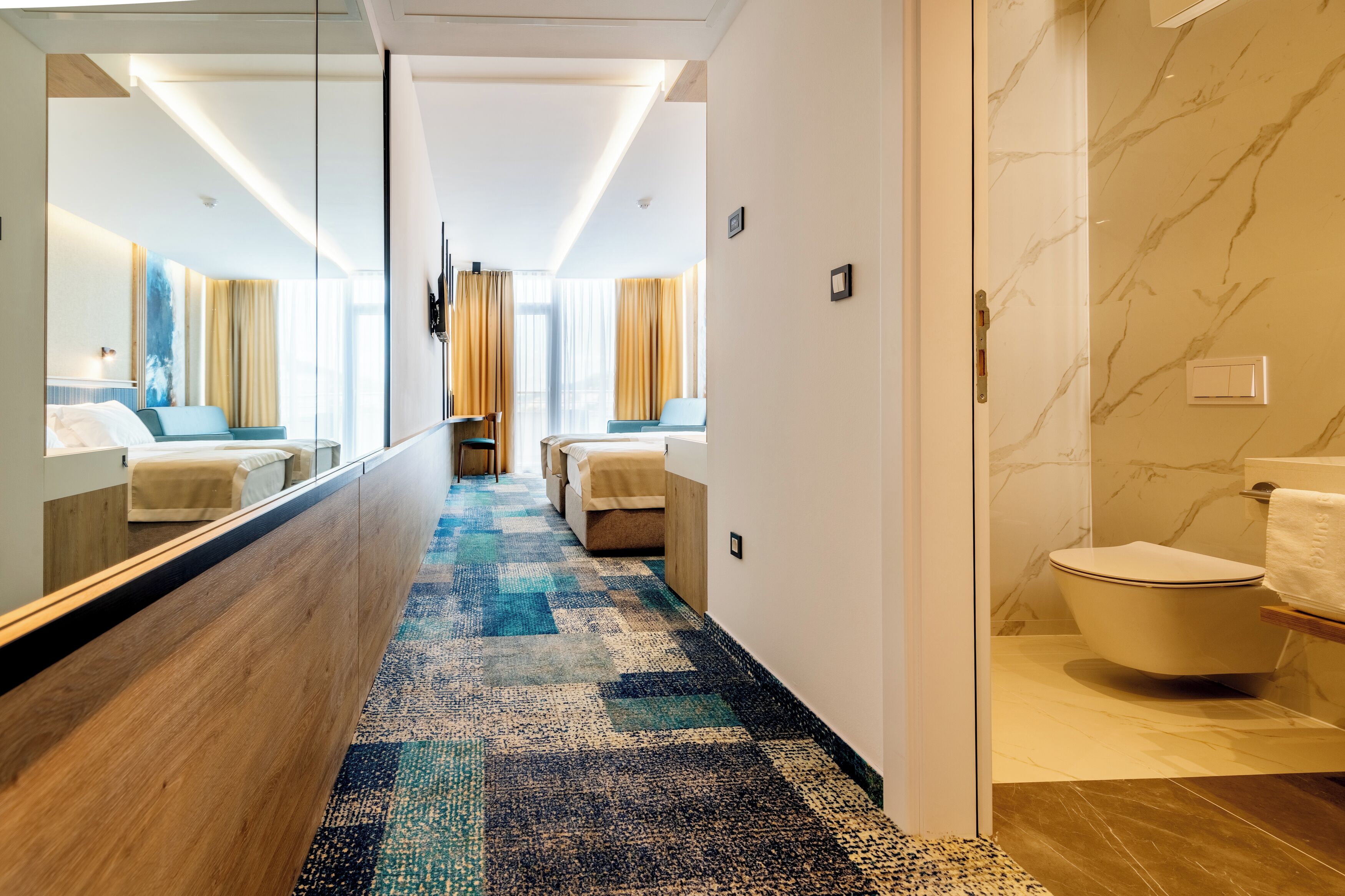 Deluxe Double or Twin Room, 1 Bedroom, Sea View