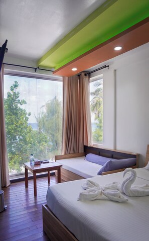 Sea View Deluxe Room | Free WiFi, bed sheets - Ripple Beach Inn (Hulhumalé)