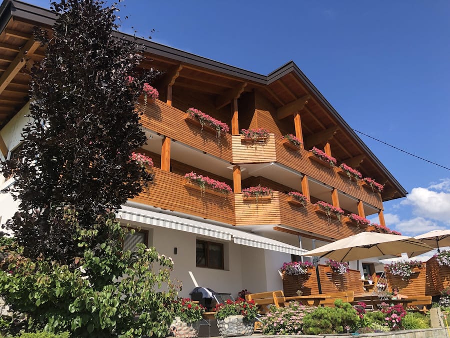 Fassade der Unterkunft