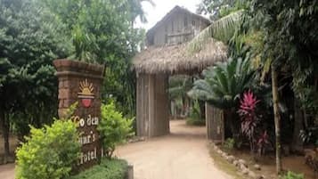 Entrada de la propiedad