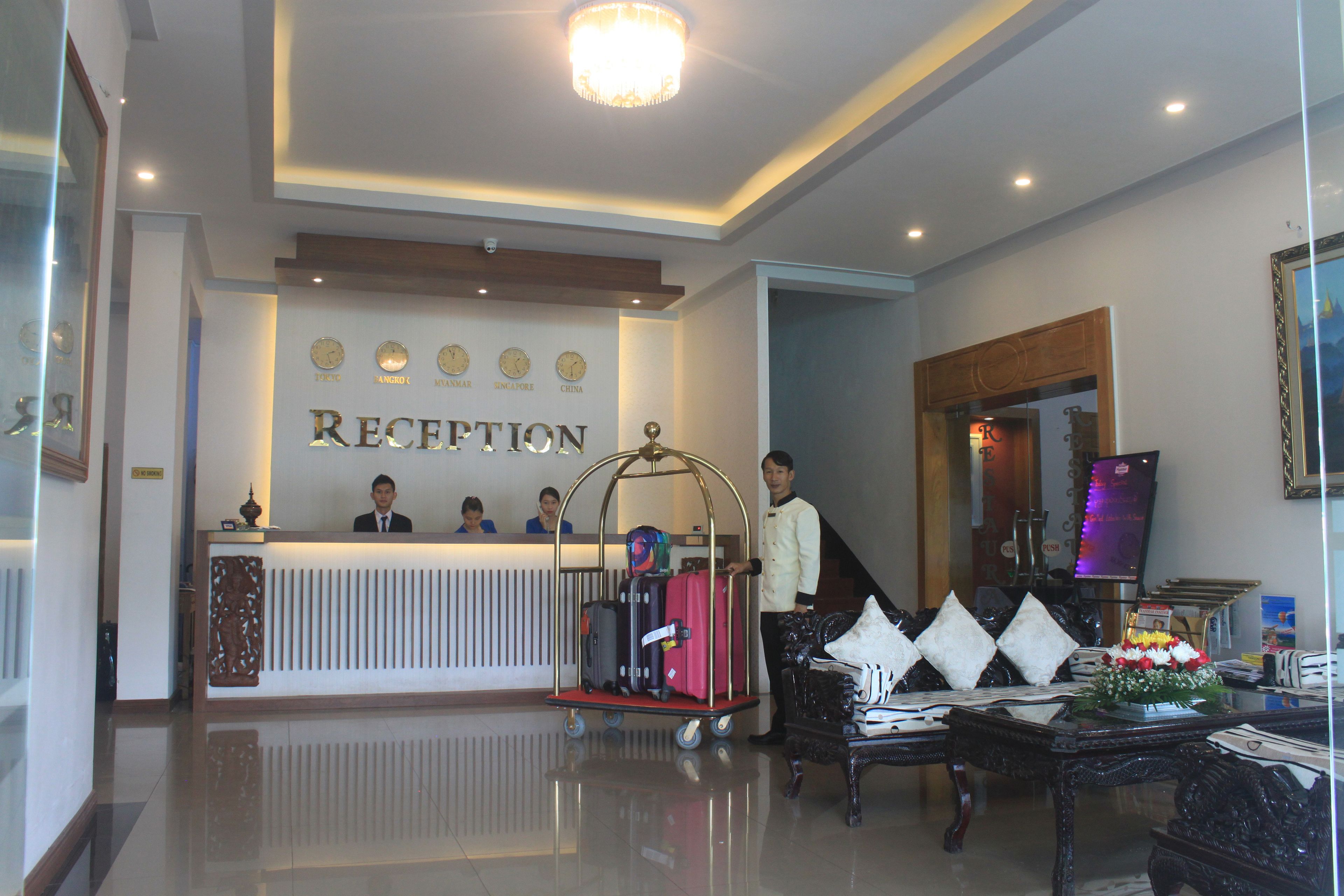 Lobby sitting area