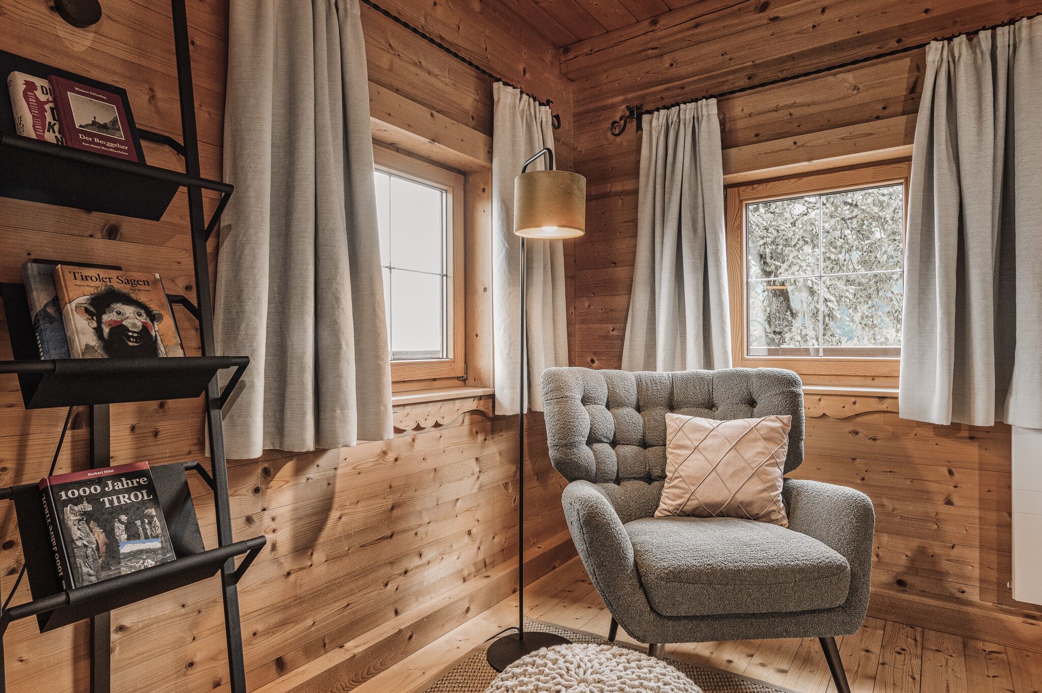 luxury chalet, 3 bedrooms, sauna | living area | flat-screen tv, toys