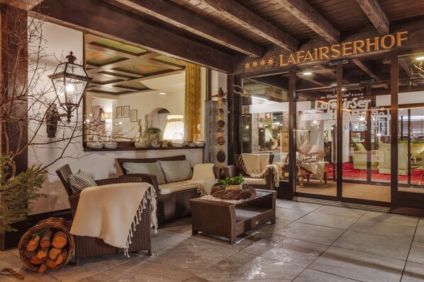 Entrée de l’hébergement