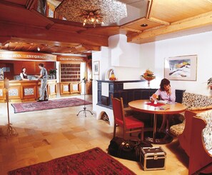 Sitteområde i lobbyen