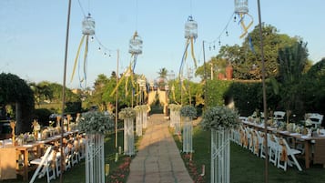 Área de bodas al aire libre