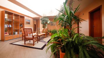 Sala de estar en el lobby