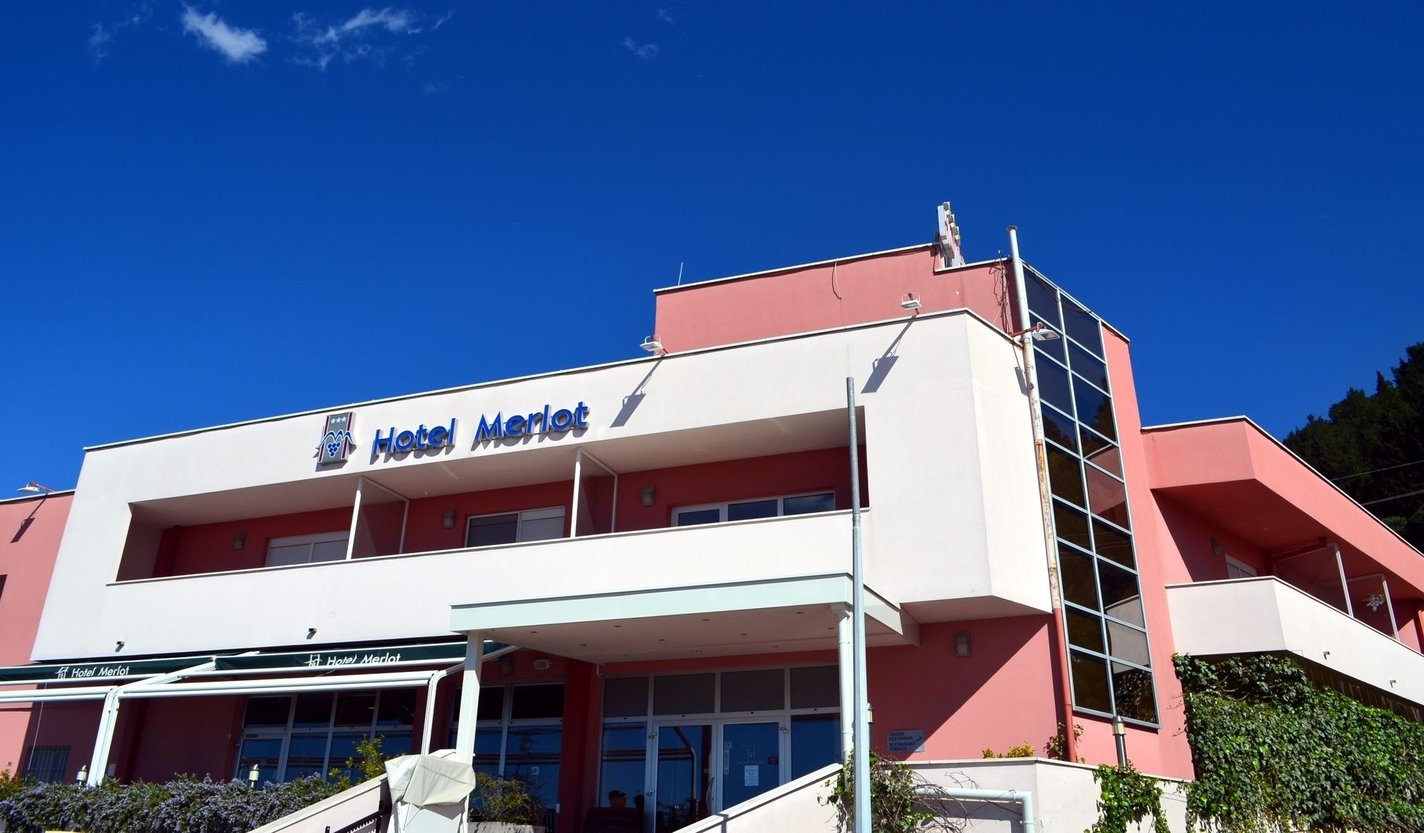 Fassade der Unterkunft