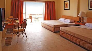 Minibar, in-room safe, desk, rollaway beds