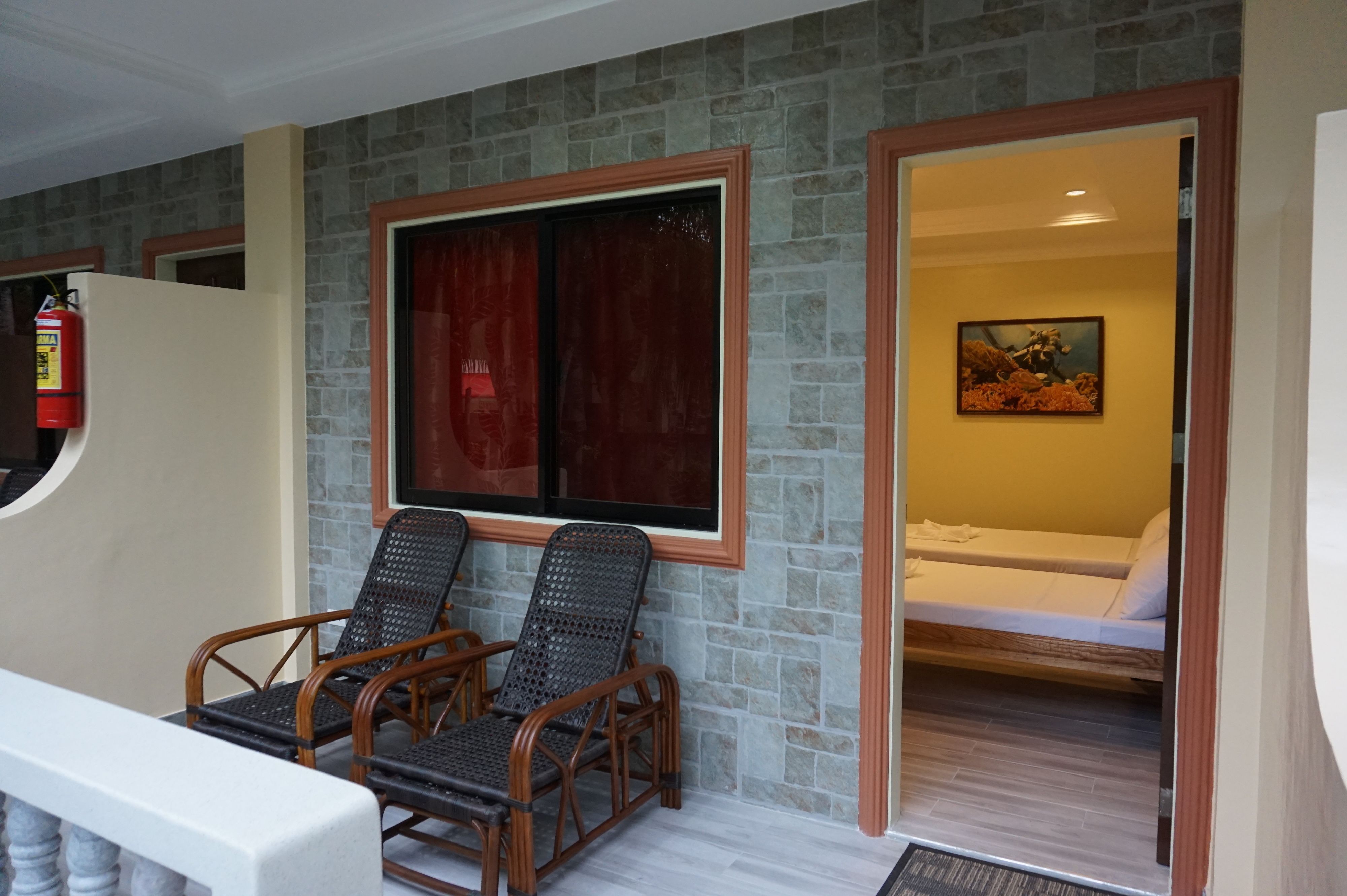 super deluxe twin garden, sea view | balcony