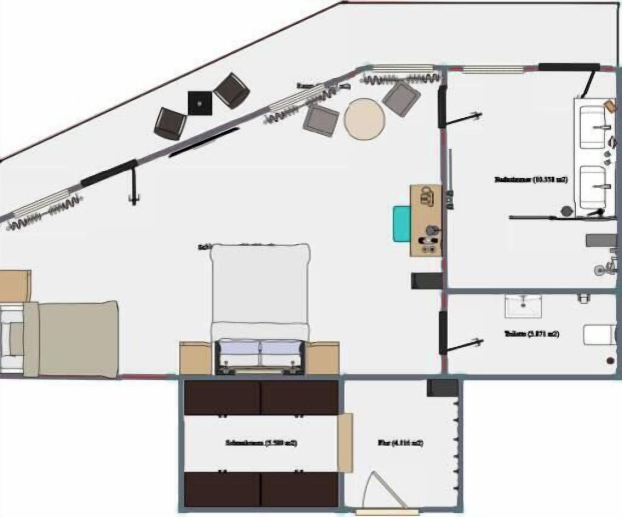 Deluxe Doppelzimmer | Hypo-allergenic bedding, minibar, in-room safe, individually decorated