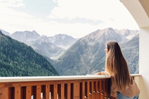 Uitzicht vanaf balkon