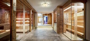 Un sauna, baño turco