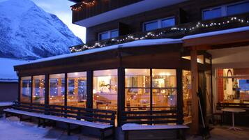 Front of property - evening/night