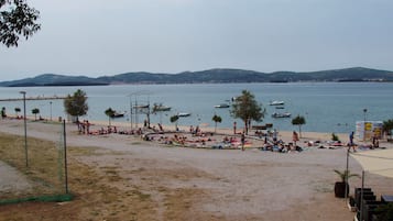 Aan het strand