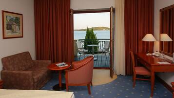 Superior-Doppelzimmer, Balkon, Meerblick | Ausblick vom Zimmer